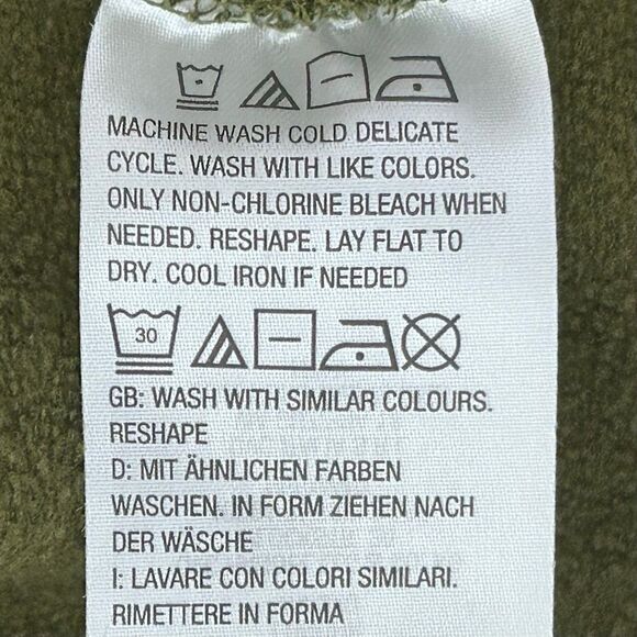 D & Co. Active Cardigan Women's 1X Deep Green Brushed Back Jersey Open Front - Picture 13 of 14